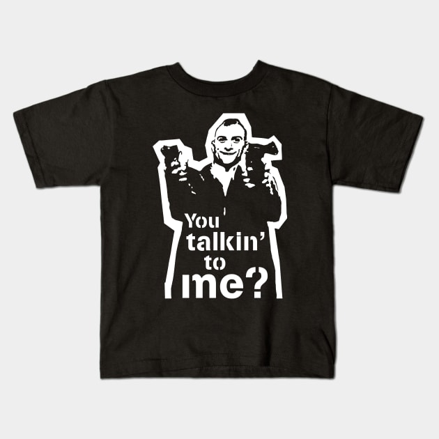 Taxi Driver "You Talking To Me?" Kids T-Shirt by CultureClashClothing